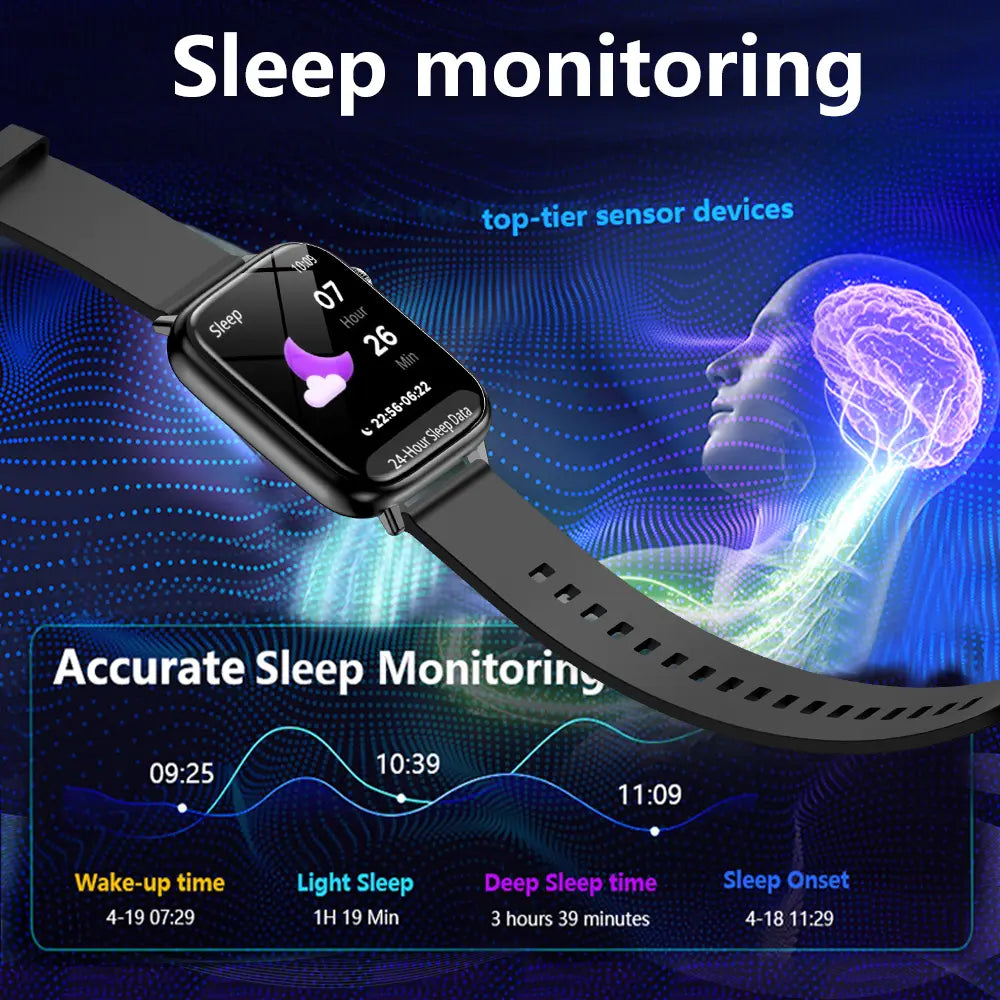 Smart Watch for Men-1.83" HD Touch Screen Smartwatch,Bluetooth Call,Ip68 Waterproof Smart Watches for Android & Iphone,Remote Capture,Smartwatch,Gift