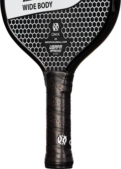 Graphite MOD Z5 Carbon Fiber Pickleball Paddle - Wide-Body Design, Honeycomb Core, Graphite Face, and Cushioned Grip