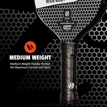 Graphite MOD Z5 Carbon Fiber Pickleball Paddle - Wide-Body Design, Honeycomb Core, Graphite Face, and Cushioned Grip
