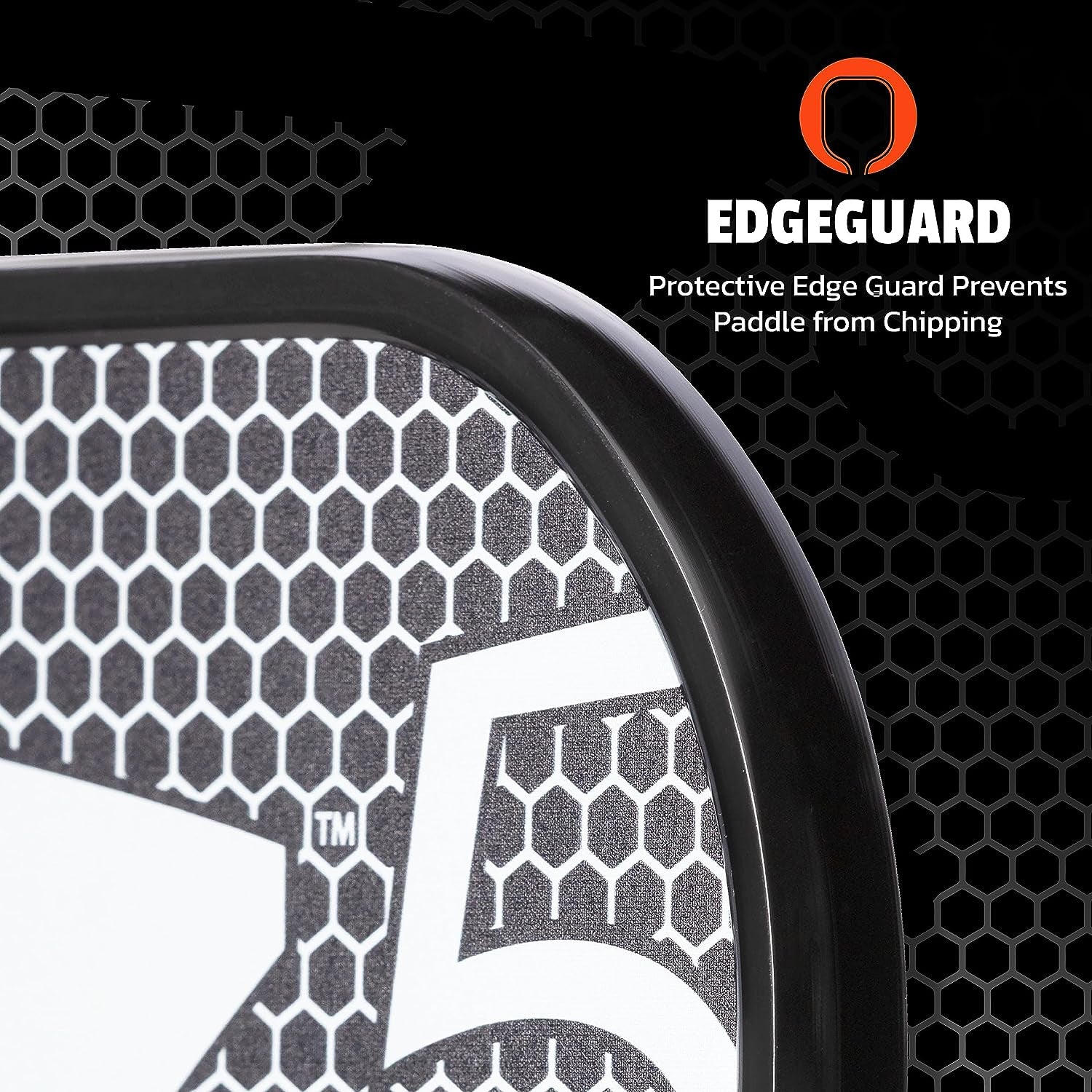 Graphite MOD Z5 Carbon Fiber Pickleball Paddle - Wide-Body Design, Honeycomb Core, Graphite Face, and Cushioned Grip
