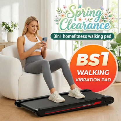Walking Vibration Pad P1,Vibrating Plate, Remote Control & APP, Lightweight under Desk Treadmills for Home & Office,Servo Motor Technology, 3 in 1 Portable Walking Pad Treadmill, 22 Lbs Fitness Equipment #Summervibes