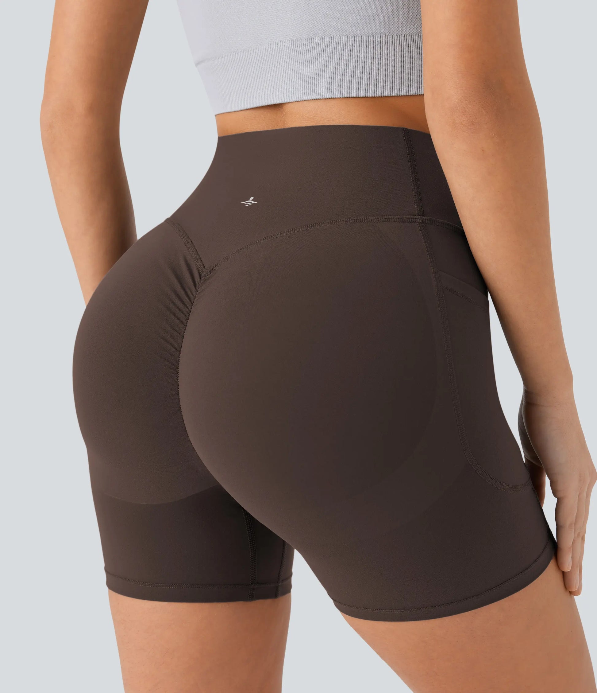Halara Ultrasculpt High-Waisted Biker Shorts with Scrunch Butt Lifting and Tummy Control, Featuring Side Pockets, Available in 5" and 7" Lengths