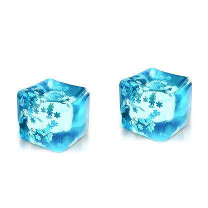 3Pcs Squishy Ice Cube Stress Balls - Snowflakes Design for Ultimate Stress Relief and Fidgeting Fun