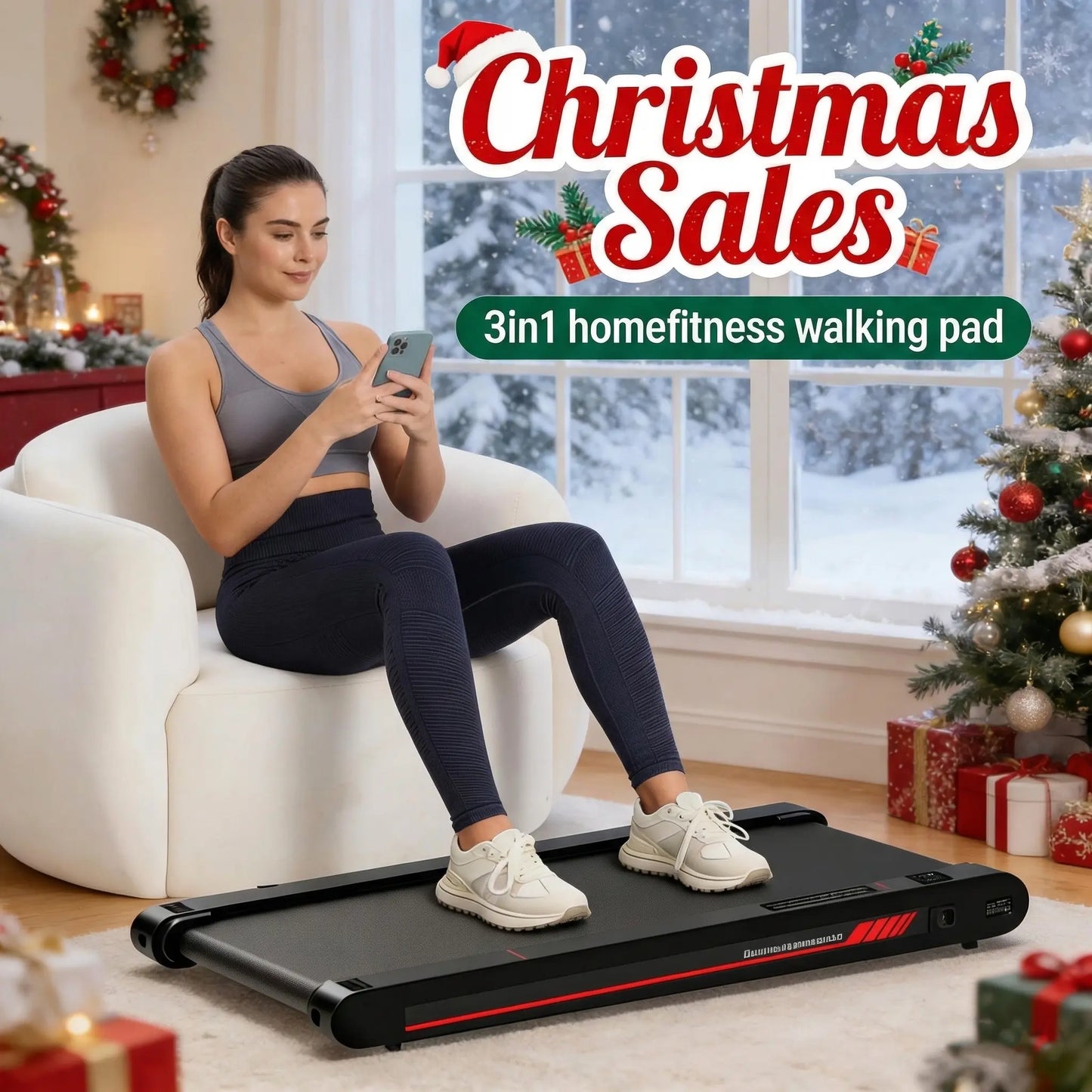Walking Vibration Pad P1,Vibrating Plate, Remote Control & APP, Lightweight under Desk Treadmills for Home & Office,Servo Motor Technology, 3 in 1 Portable Walking Pad Treadmill, 22 Lbs Fitness Equipment #Summervibes