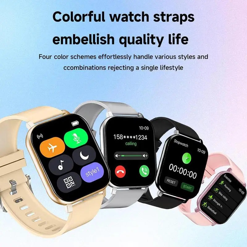 Erun 1.83-Inch HD Smartwatch, Sporty Digital Watch with Bluetooth Calling and Weather App, Compatible with Android and Ios