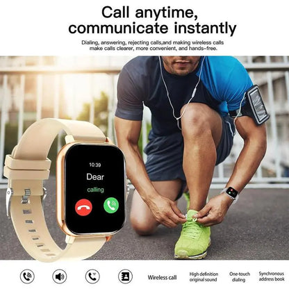 Erun 1.83-Inch HD Smartwatch, Sporty Digital Watch with Bluetooth Calling and Weather App, Compatible with Android and Ios